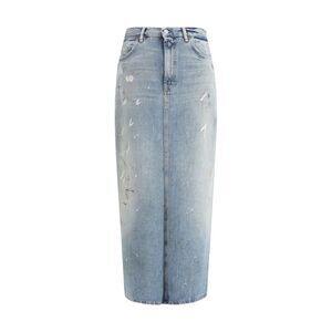 Acne Studios Women Denim Midi Skirt